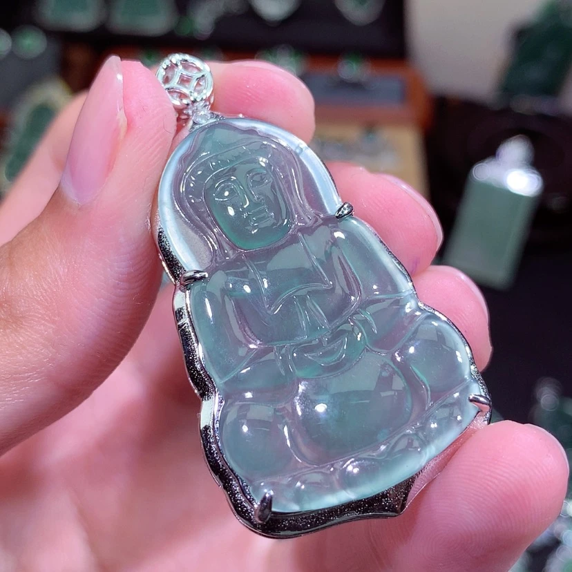 【闪购商品】翡翠颈饰未镶嵌挂件