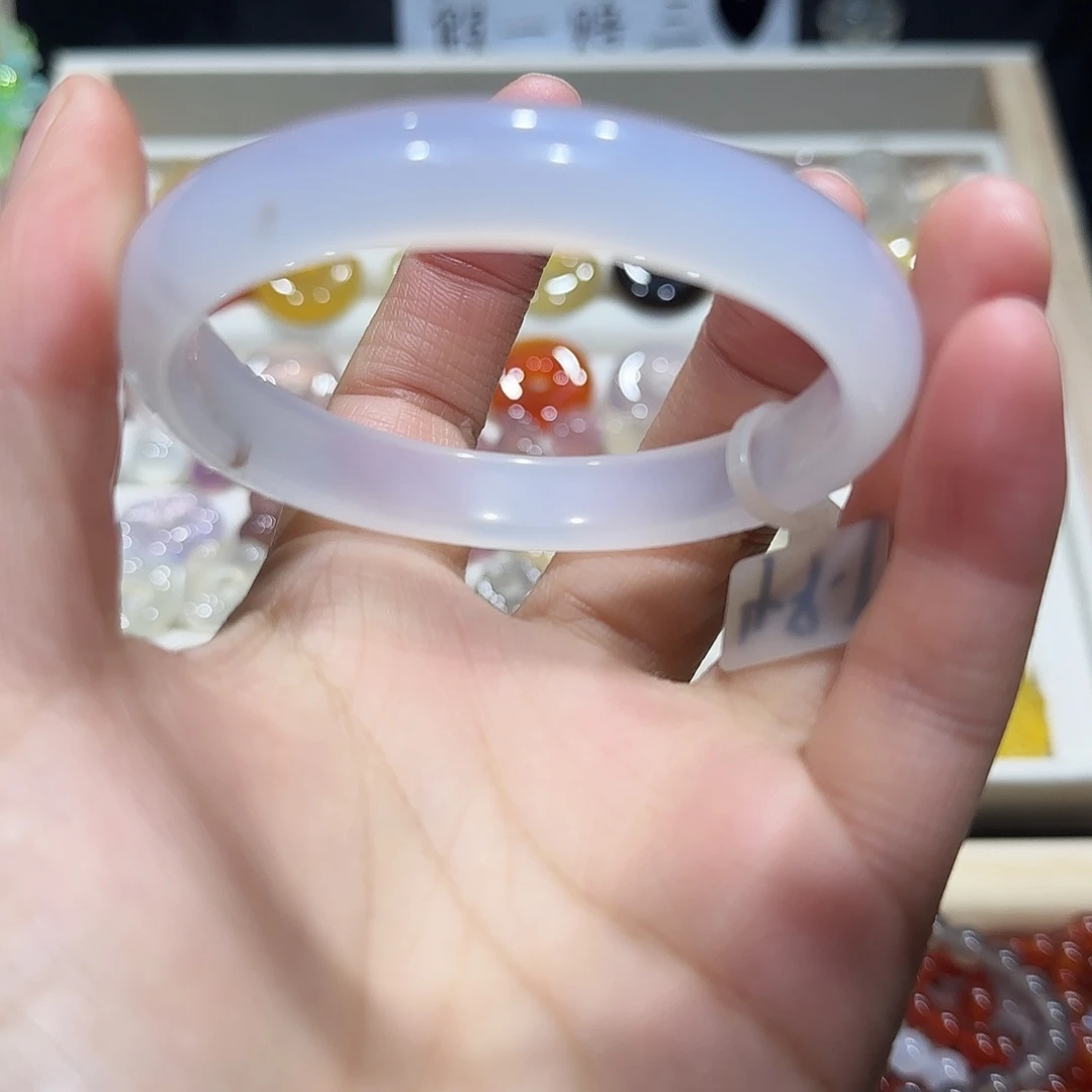 玛瑙/玉髓未镶嵌手镯58圈口