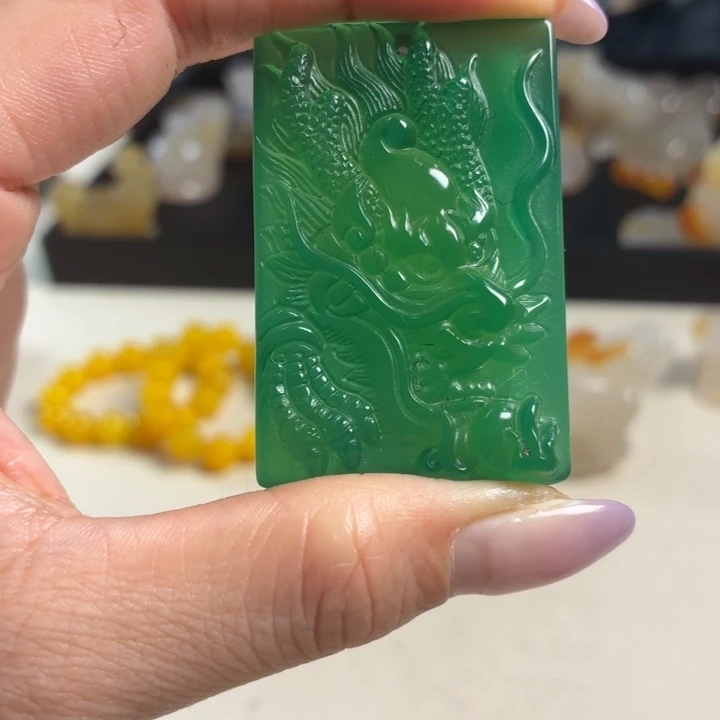 玛瑙/玉髓未镶嵌吊坠(不含链)