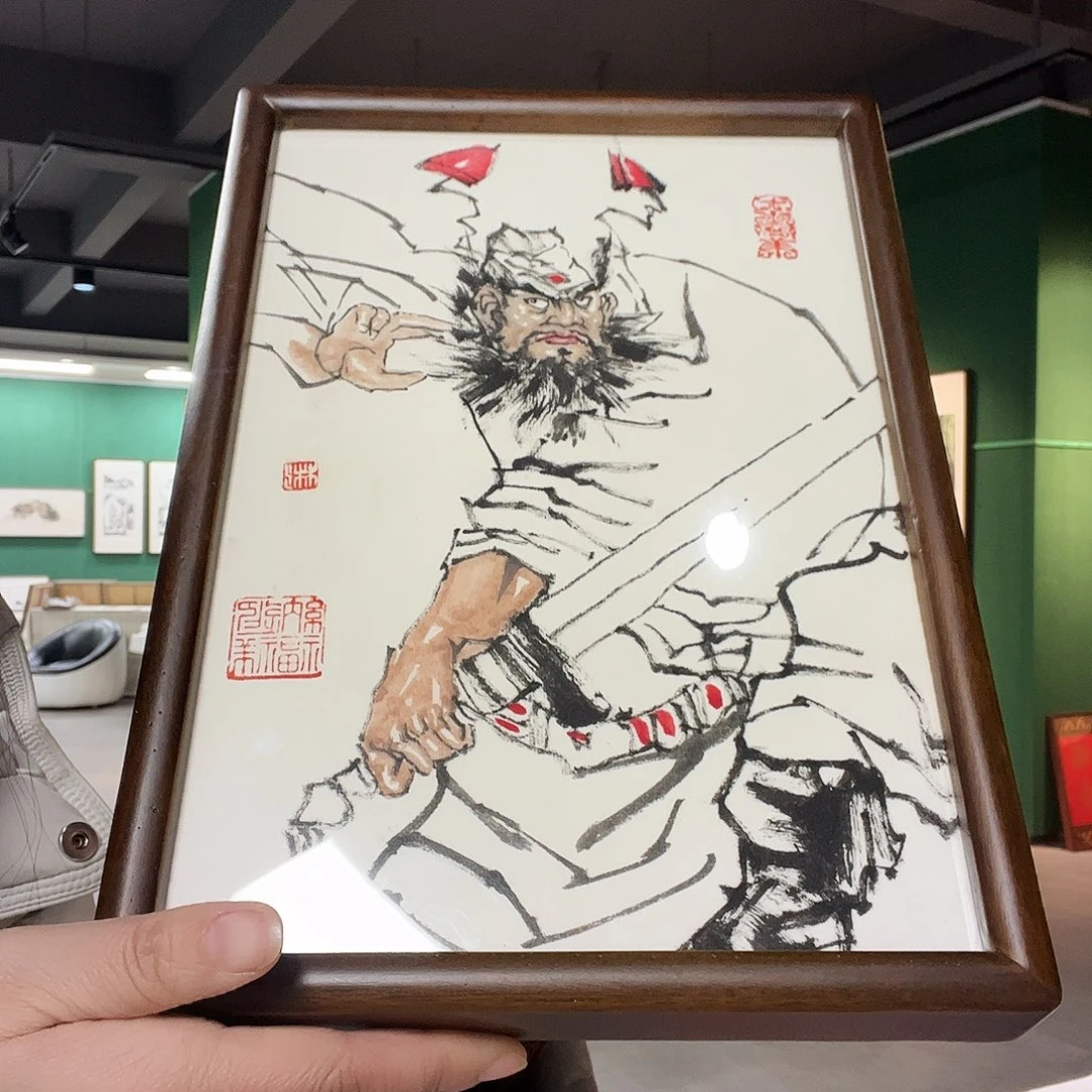 国画张彬带框精装裱福利