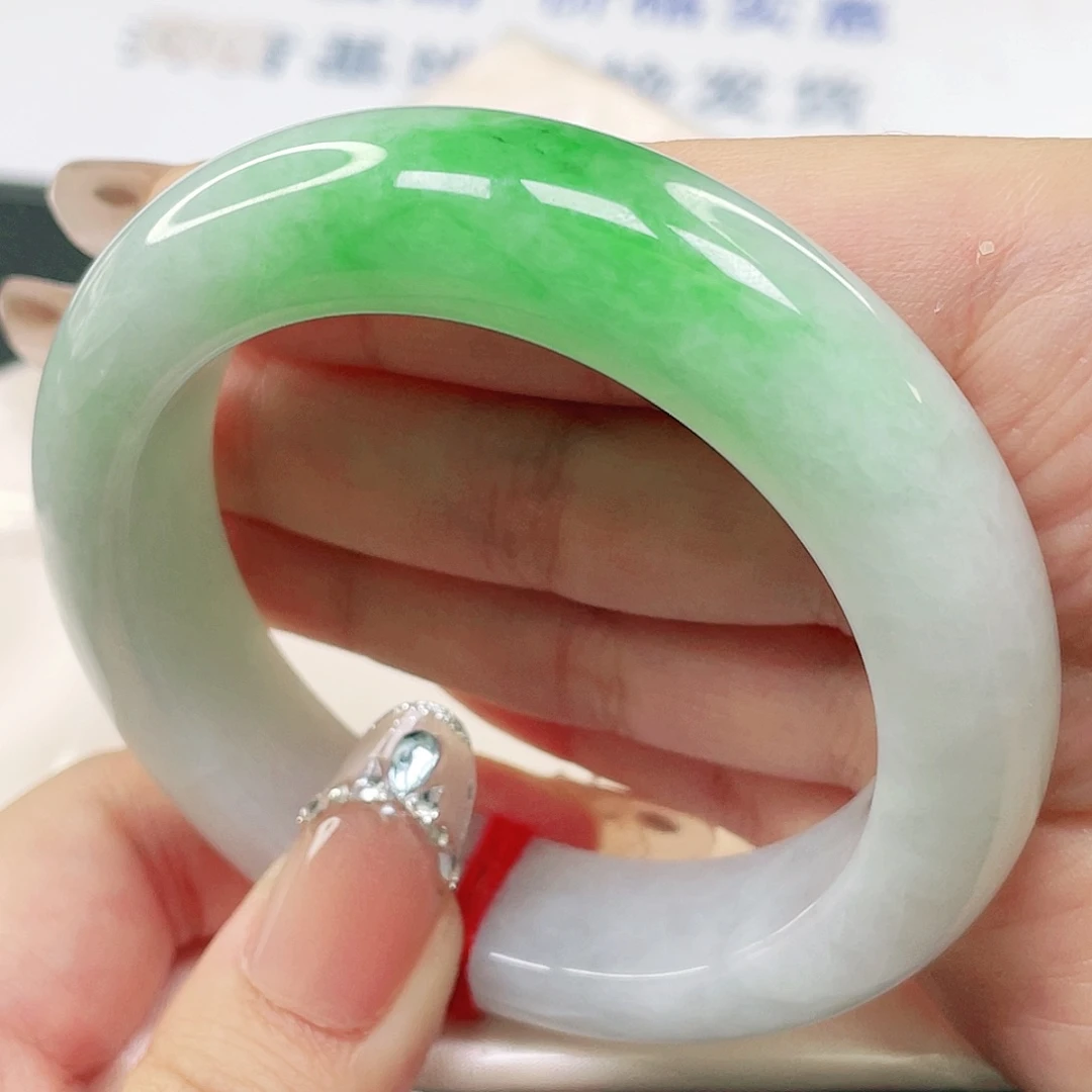 未镶嵌手镯翡翠圈口535455