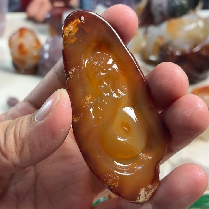 未镶嵌颈饰玛瑙/玉髓