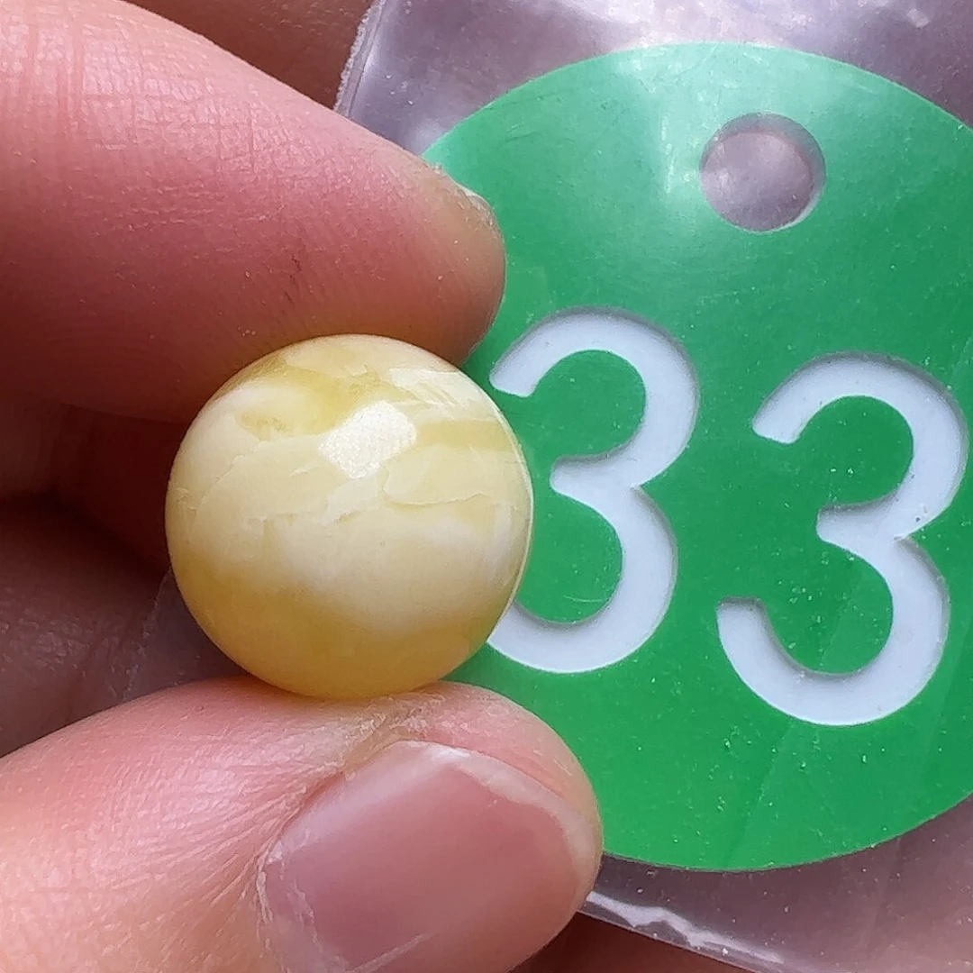 蜜蜡未镶嵌珠宝奇石13mm微瑕