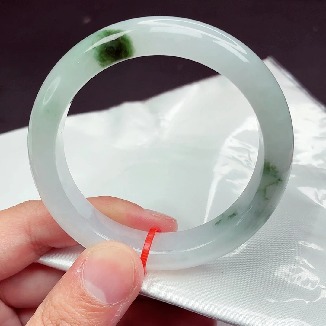 翡翠未镶嵌手镯54.8圈口