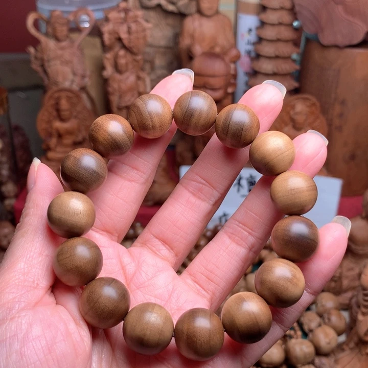 檀香木手串/手链老山檀1.5精品奶香