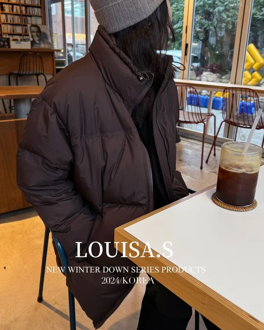 【小胖家】【福福款只出不进】26009复古立领短款面包羽绒服