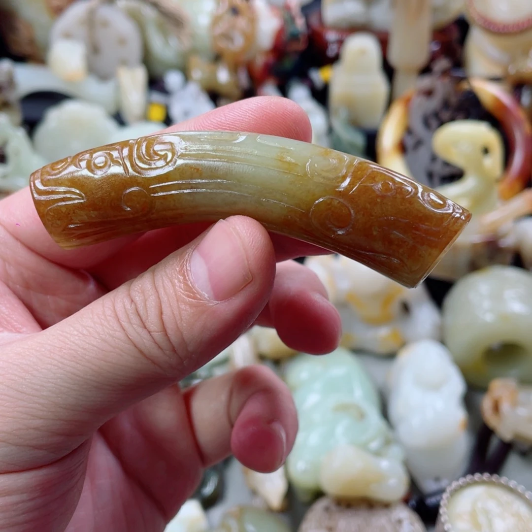 戈***王和田玉未镶嵌把件