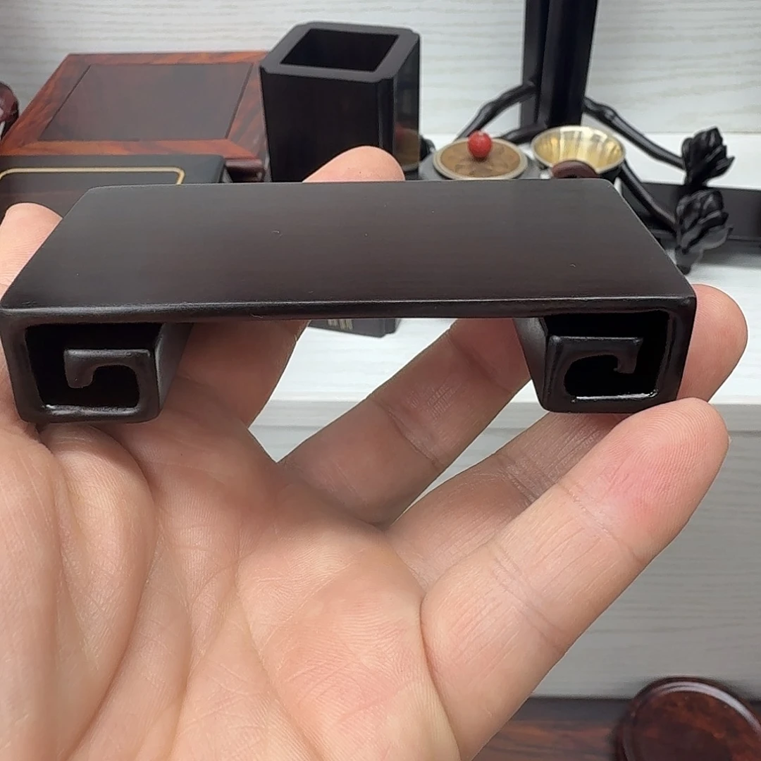 藤类紫光檀整木书卷