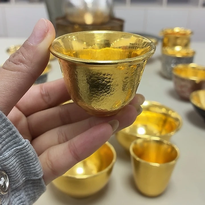18李小鹤里外金足金2克铃铛杯35毫升