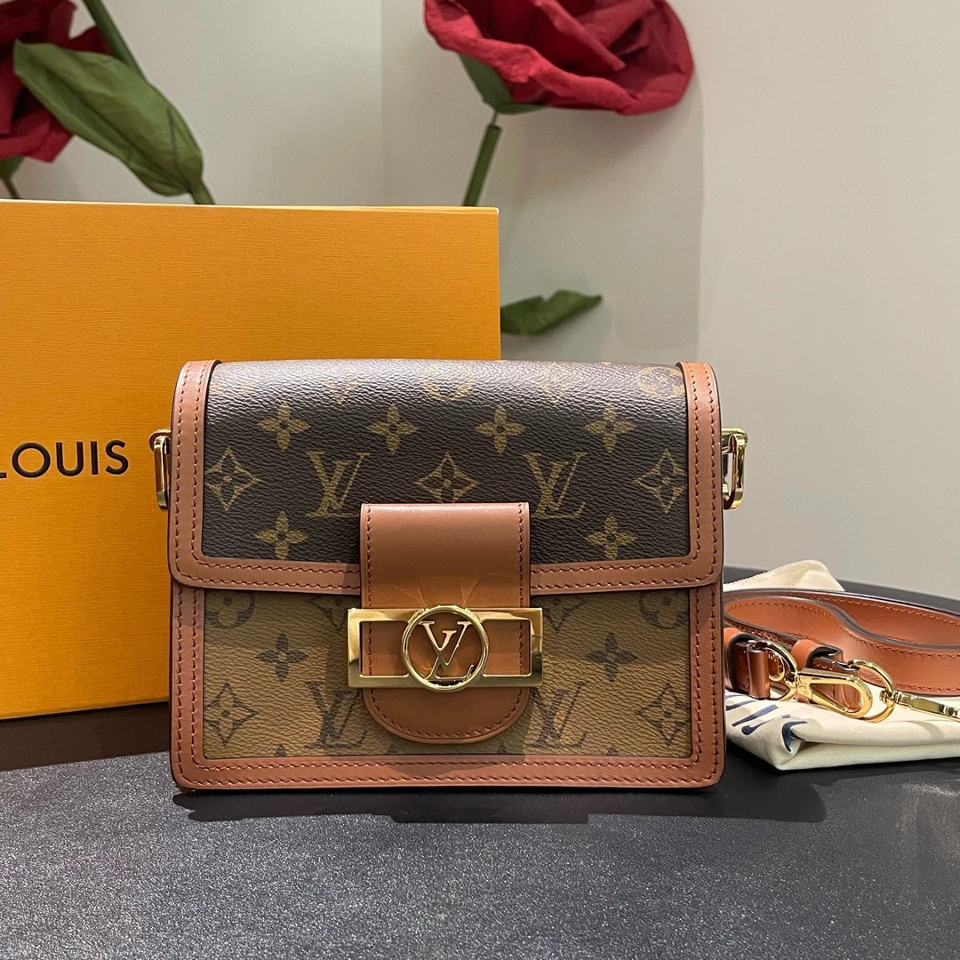 95新 LouisVuitton/路易威登 老花达芙妮小号/芯片