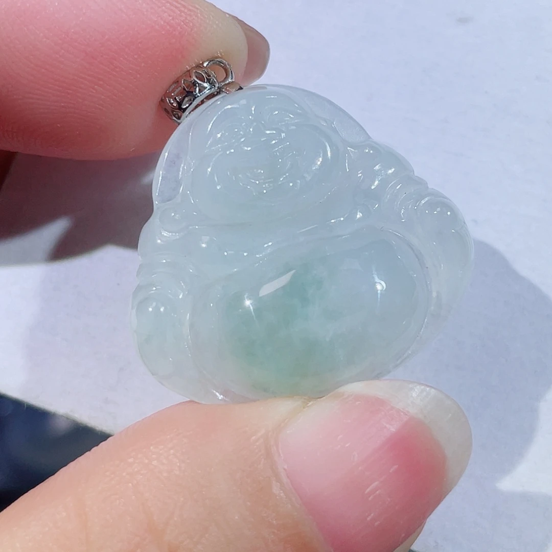 颈饰未镶嵌翡翠佛公