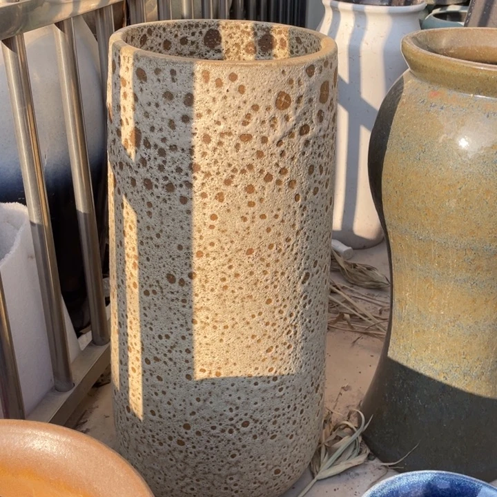 花盆紫砂高50口20泡泡微瑕