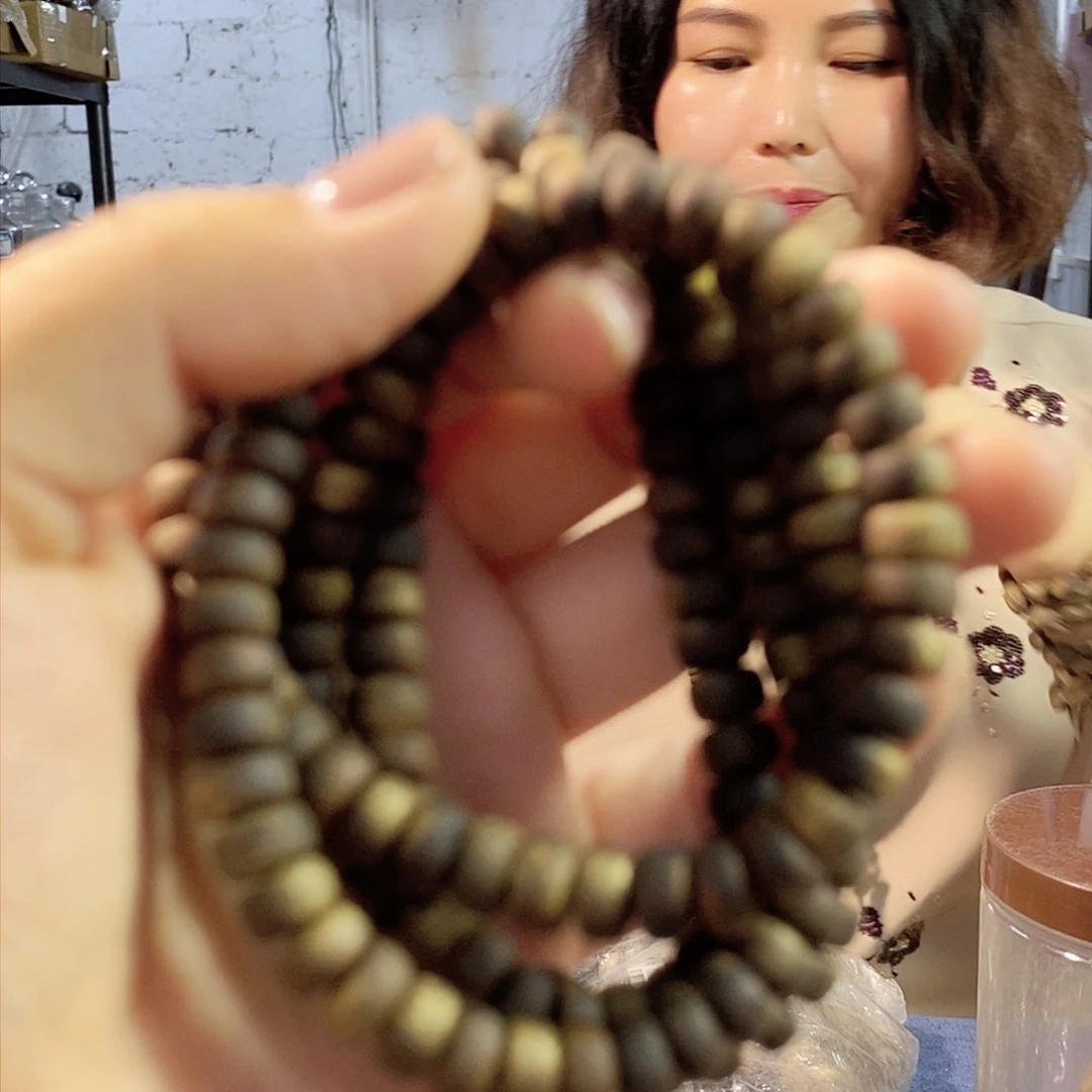 手串沉香棋楠算盘珠长串0.7/22克多样性发一