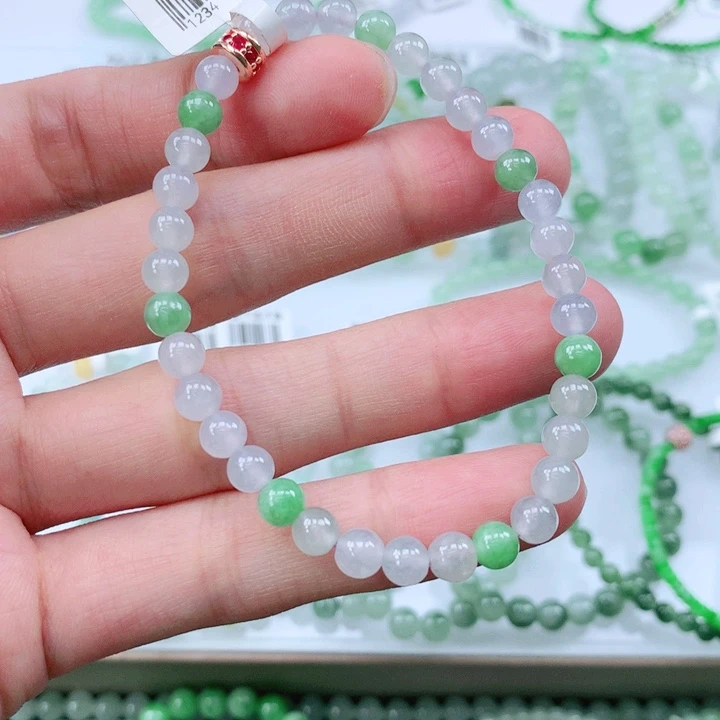 未镶嵌手链翡翠翡翠