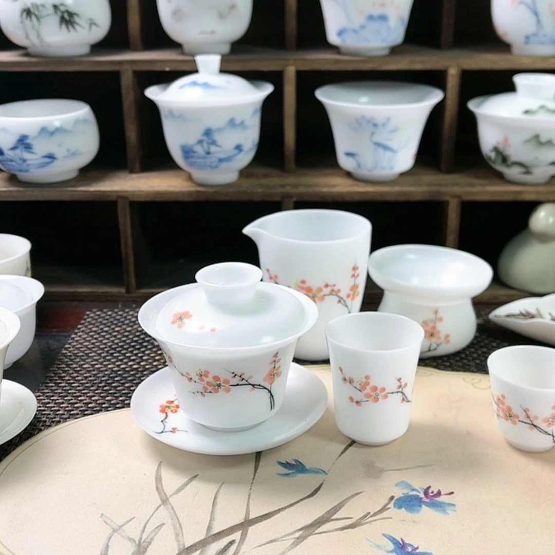 【闪购商品】心**物德化白瓷手绘84243469444
