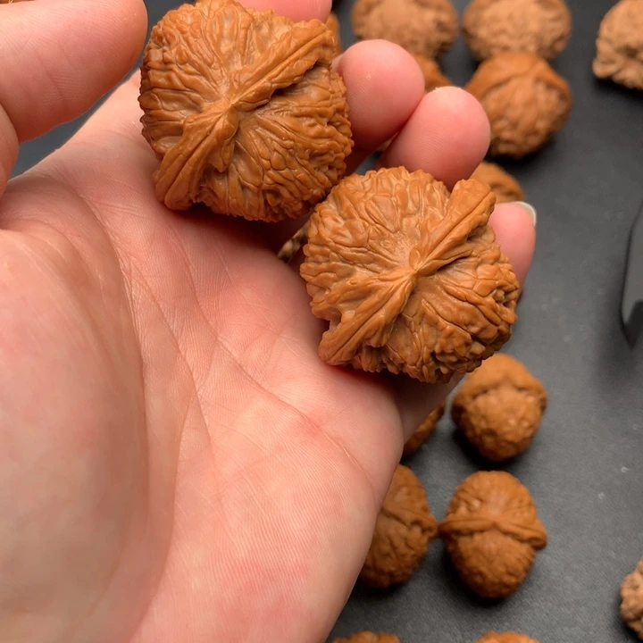 文玩核桃吊坠42白狮子