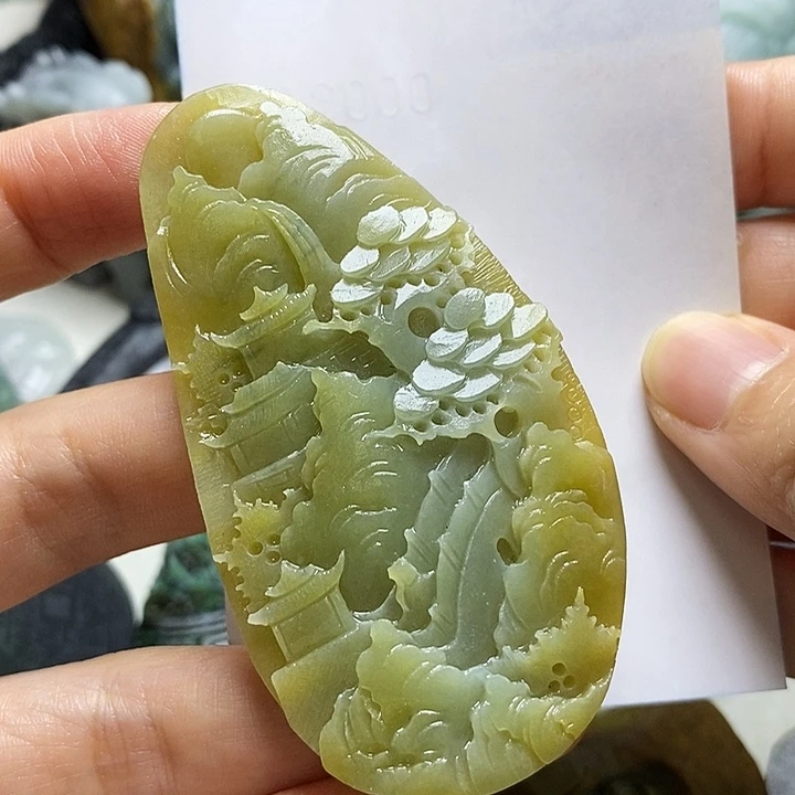 定制翡翠未镶嵌毛货