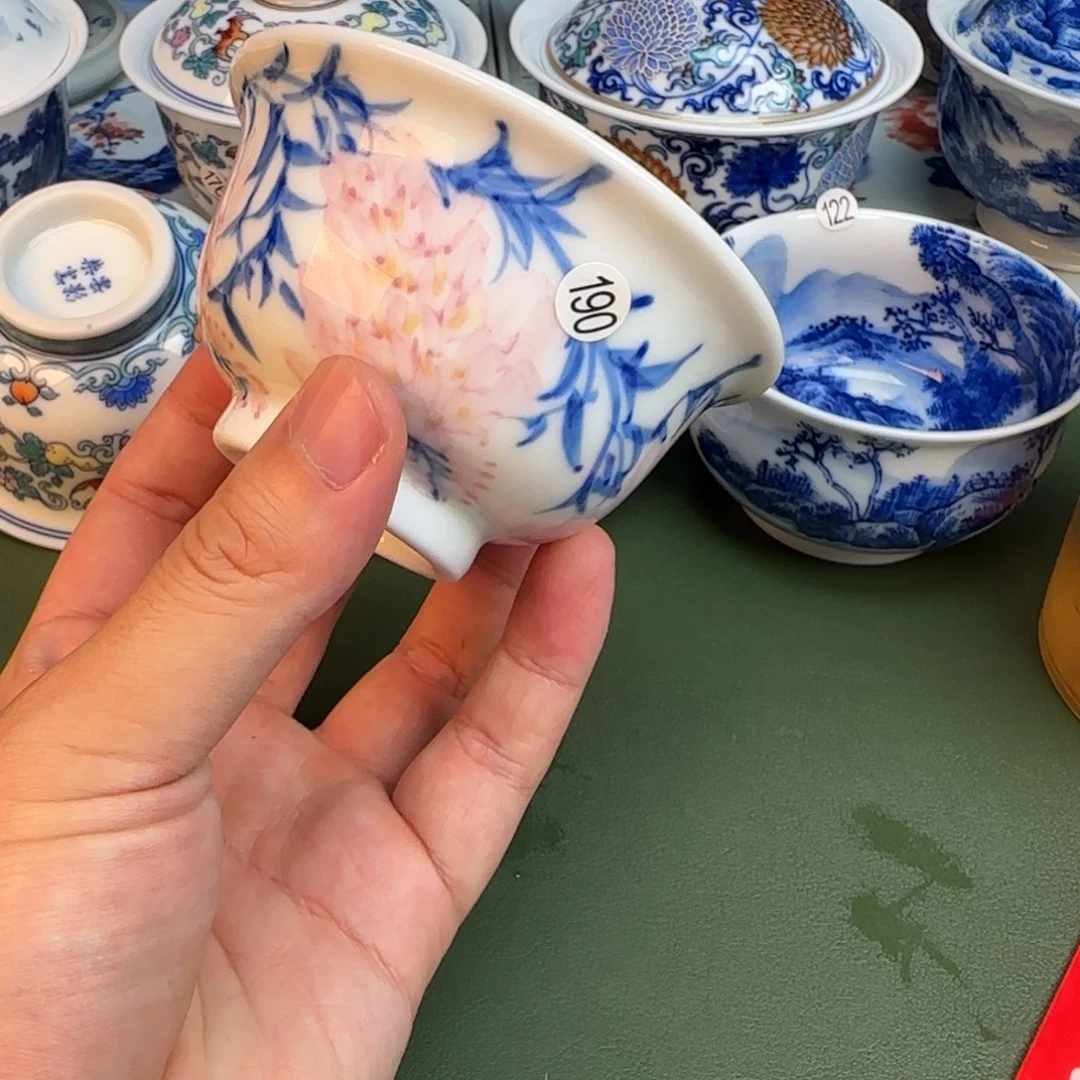 彦祖纯手工手绘茶具190