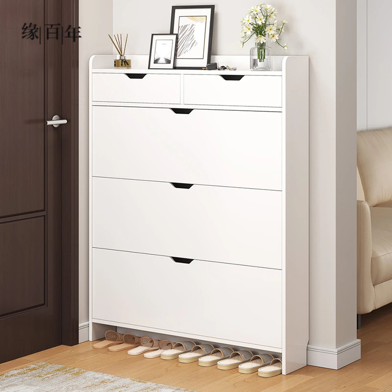 现代翻斗超薄鞋柜家用进门口入户小鞋柜小户型新款爆款鞋架子