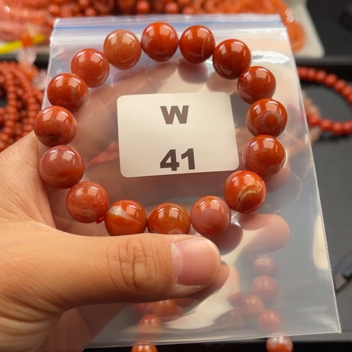 南红玛瑙未镶嵌多样性发货默认微瑕称重13mm