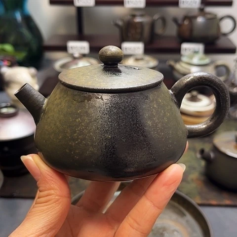 安***康茶盏景德柴烧茶具-纯手工茶具