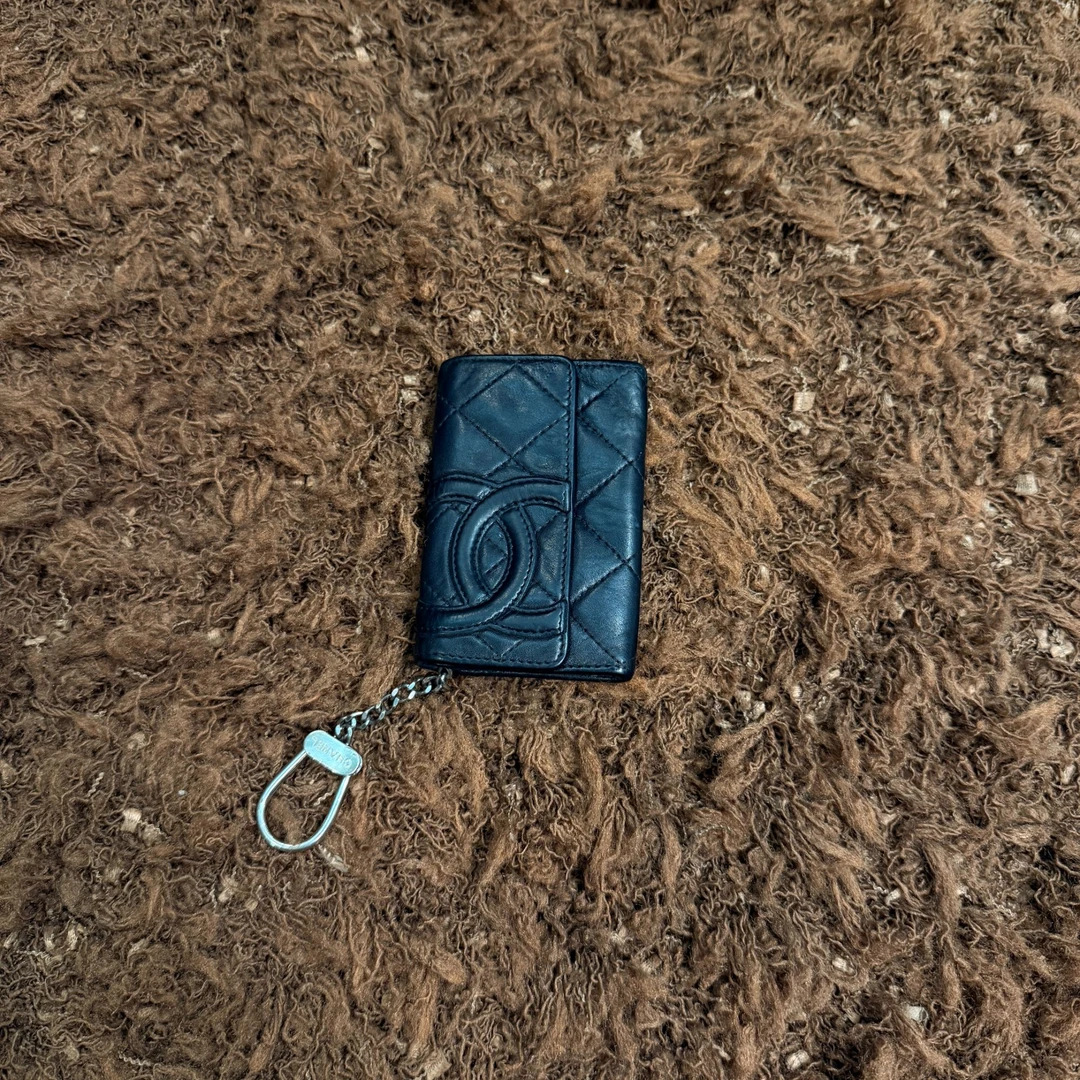 95新 Chanel/香奈儿 外场-黑白康鹏零钱包