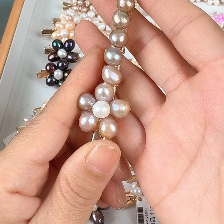 未镶嵌发饰淡水珍珠