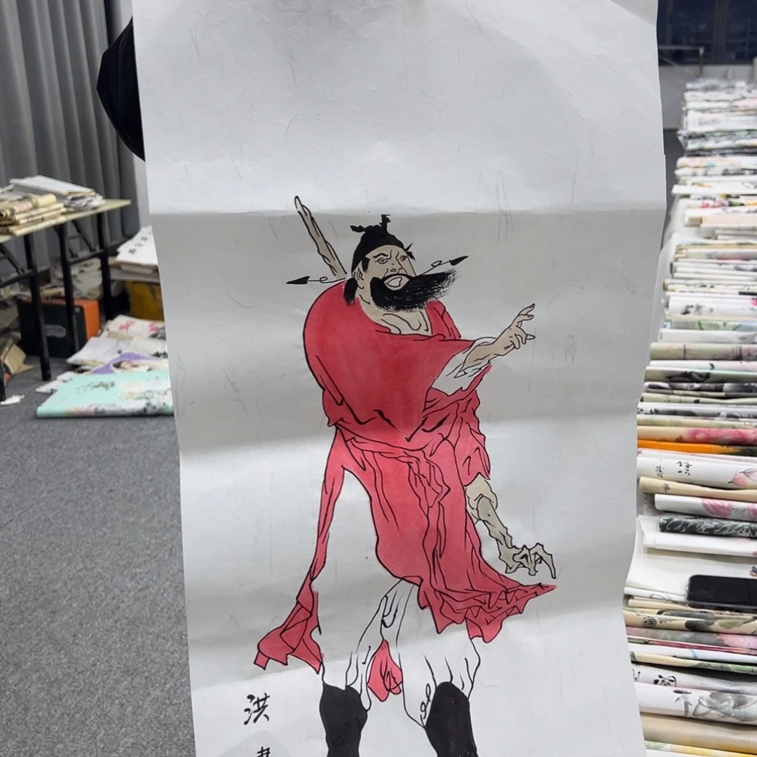 国画纯手绘字画宣纸