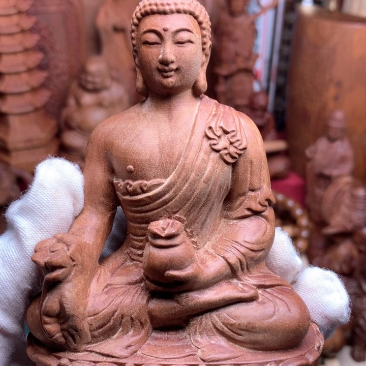 檀香木其他老山檀手把件吊坠