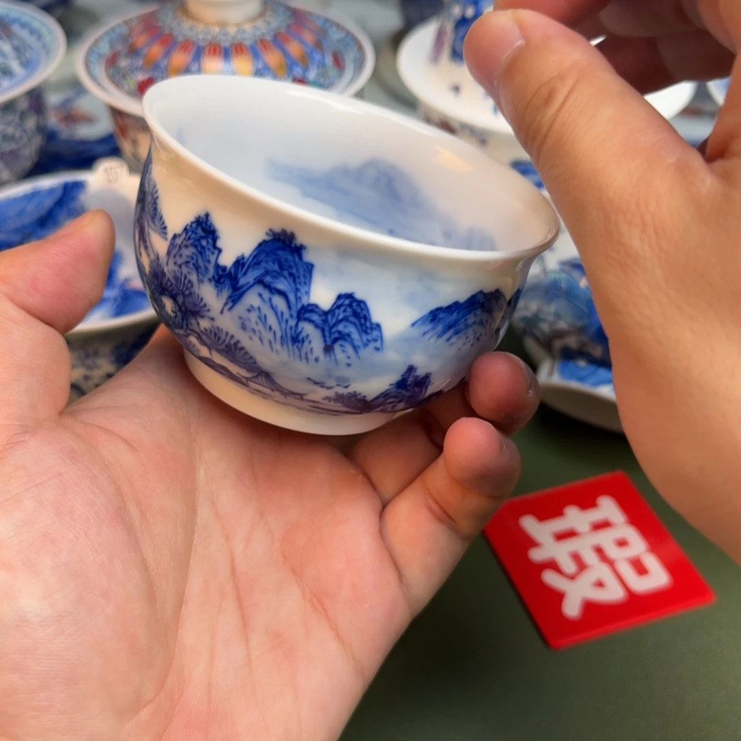 彦祖纯手工手绘茶具145