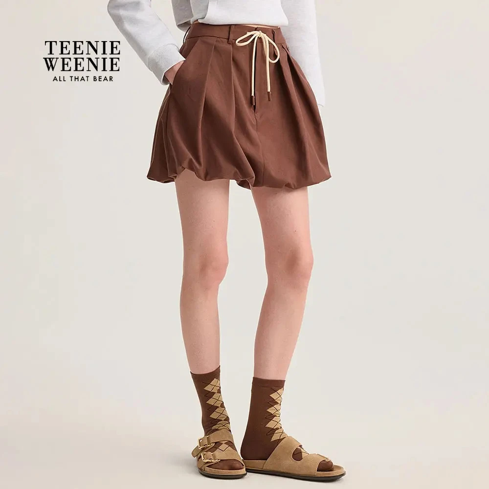 TeenieWeenie小熊半身裙25优雅活力俏皮A字花苞短裙TTWH254903P