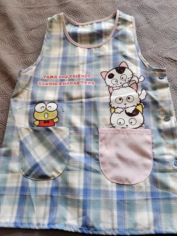 新款四季适用成人日版卡通可爱厨房防污居家背心式围裙围兜