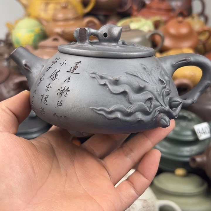 紫砂茶壶盖子磕碰