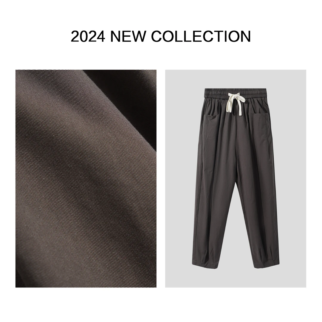 【小依专享】K3F18002B秋季冬季百搭女士休闲裤高腰直筒显瘦长裤-80