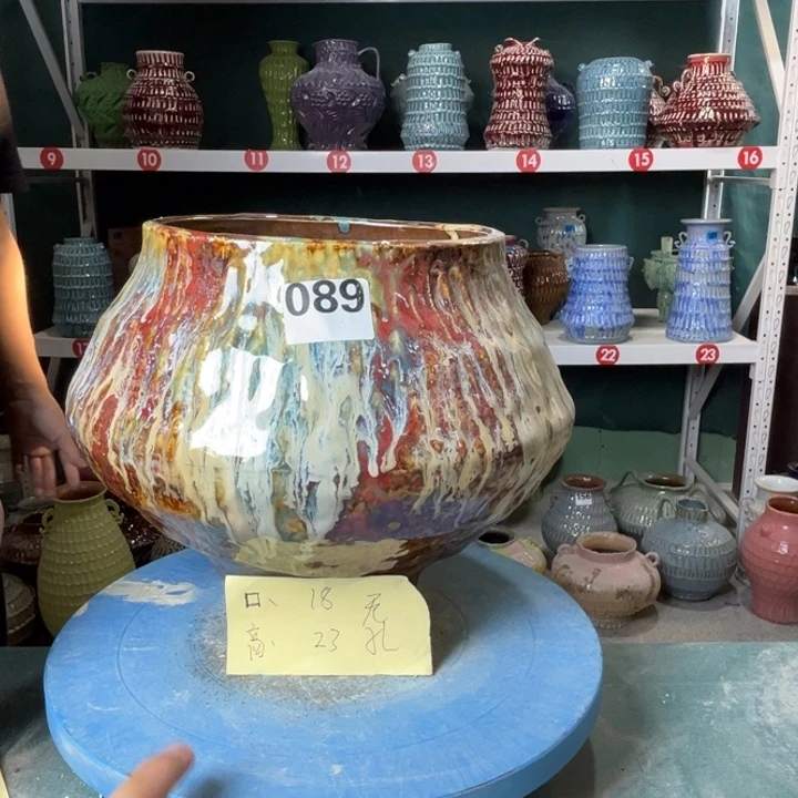 景德镇陶瓷花盆花器089