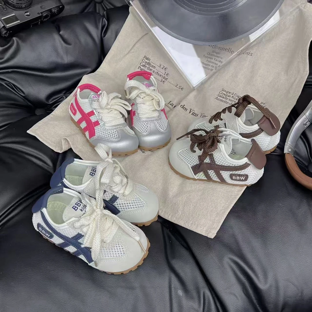 春夏儿童运动鞋网面新款男童阿甘鞋软底女童休闲鞋德训鞋7821