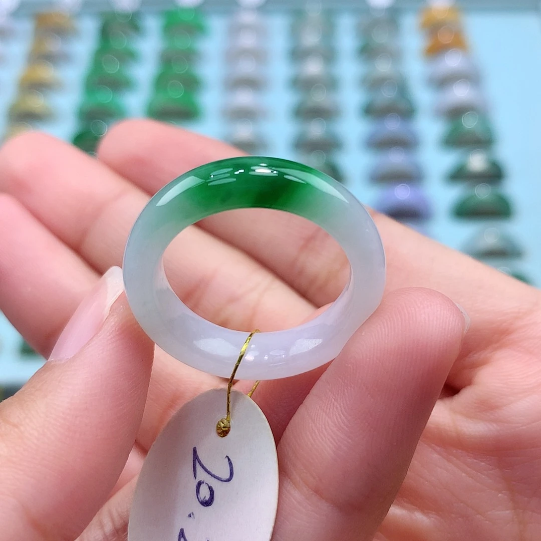 未镶嵌戒指翡翠2021圈