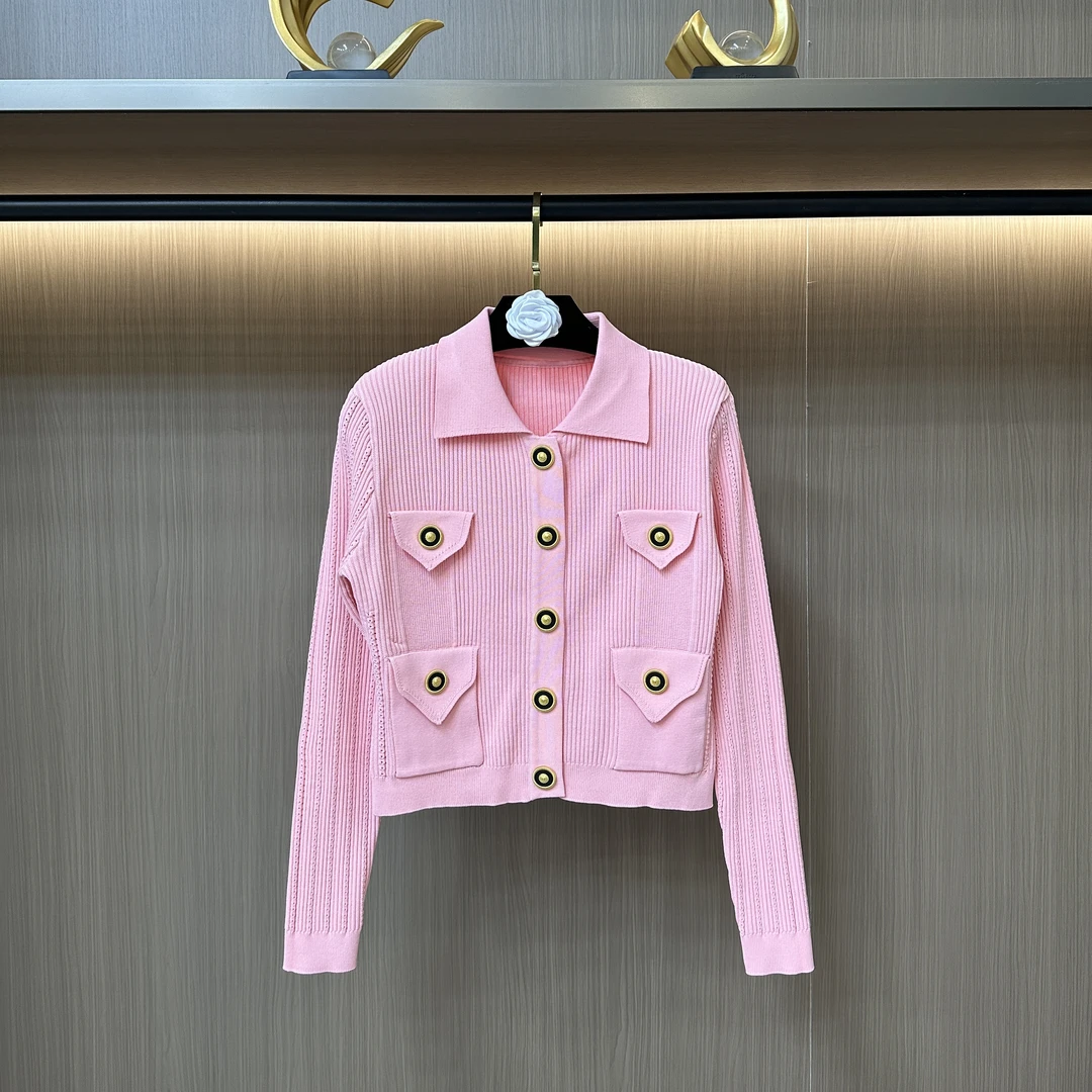 603/605小香风洋气时尚秋冬长袖休闲小众轻奢气质针织上衣套装