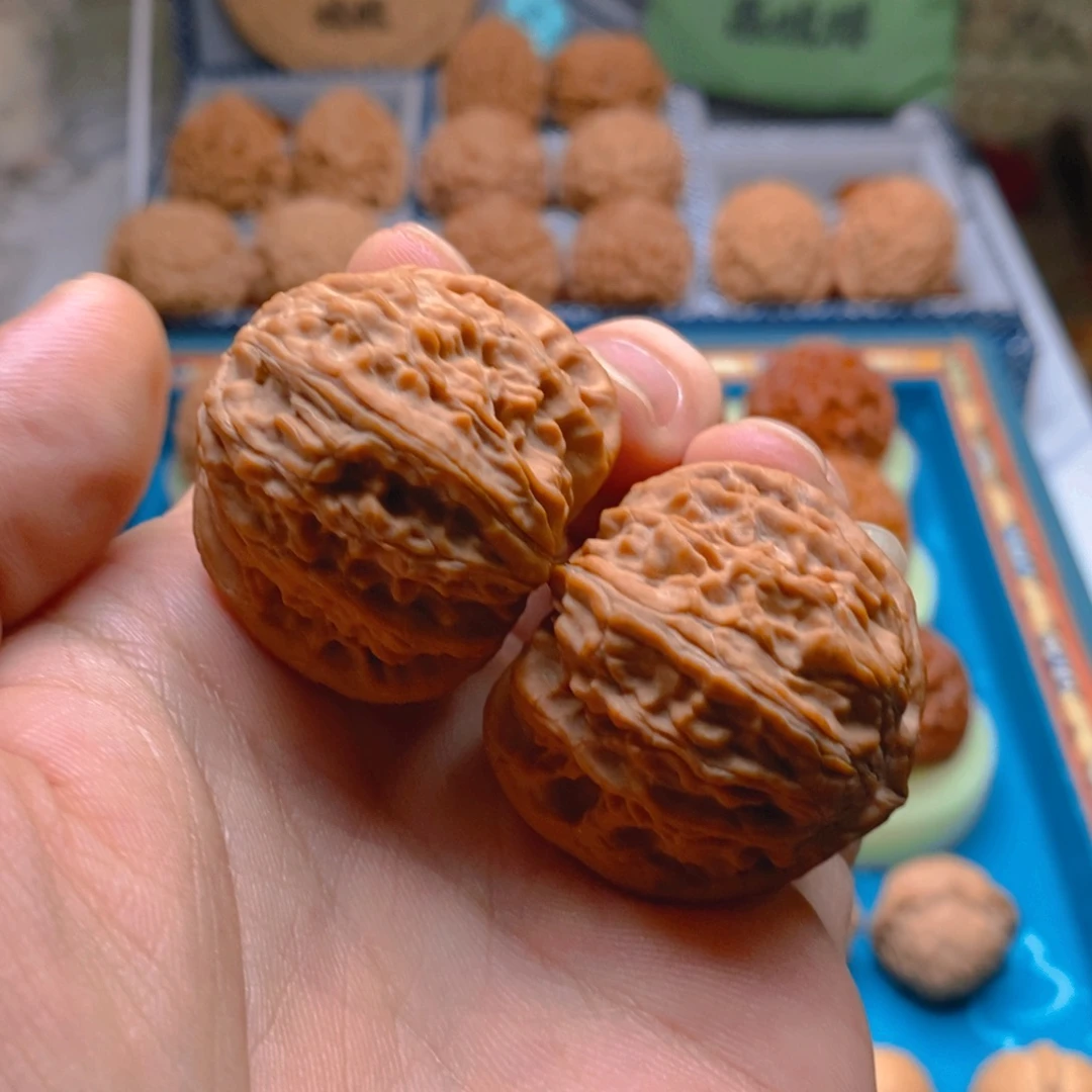 吊坠文玩核桃核桃白狮子