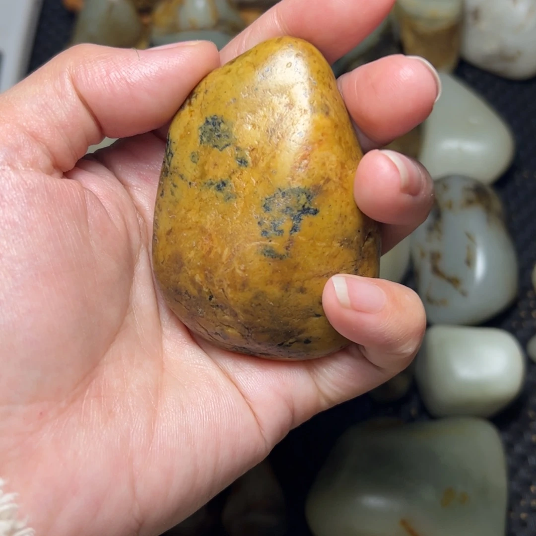 和田玉未镶嵌挂件35