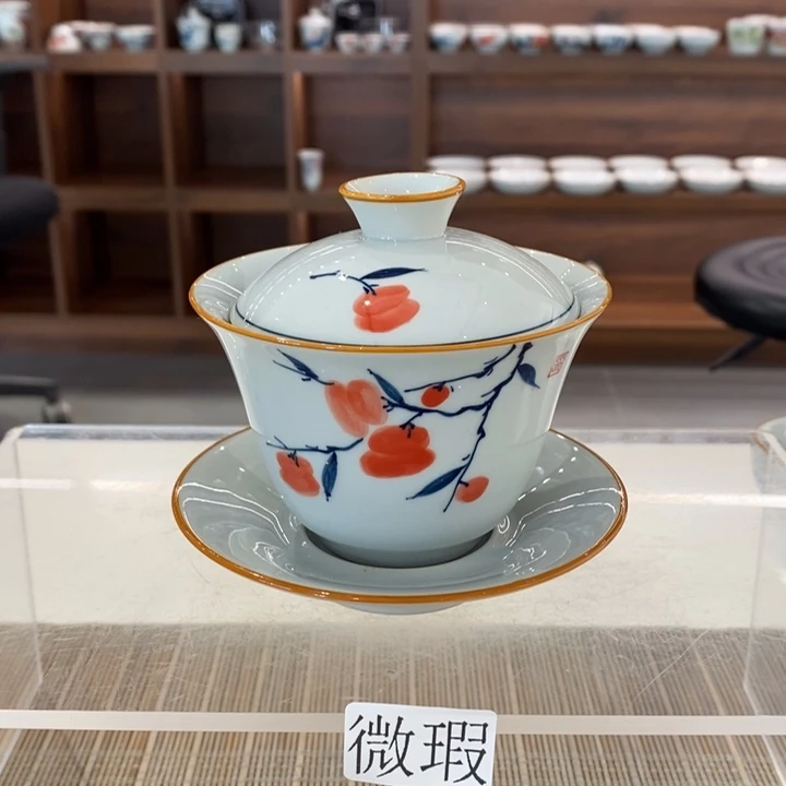 釉下老陶泥手工绘制