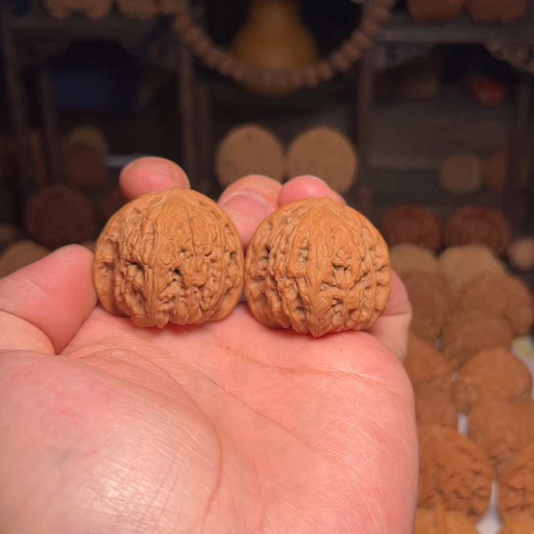 文玩核桃吊坠承德密纹