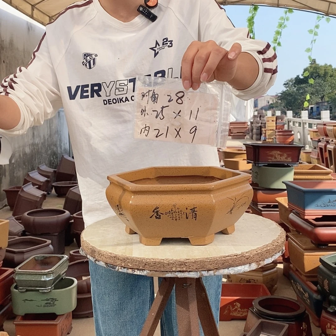 紫砂花盆紫砂花盆