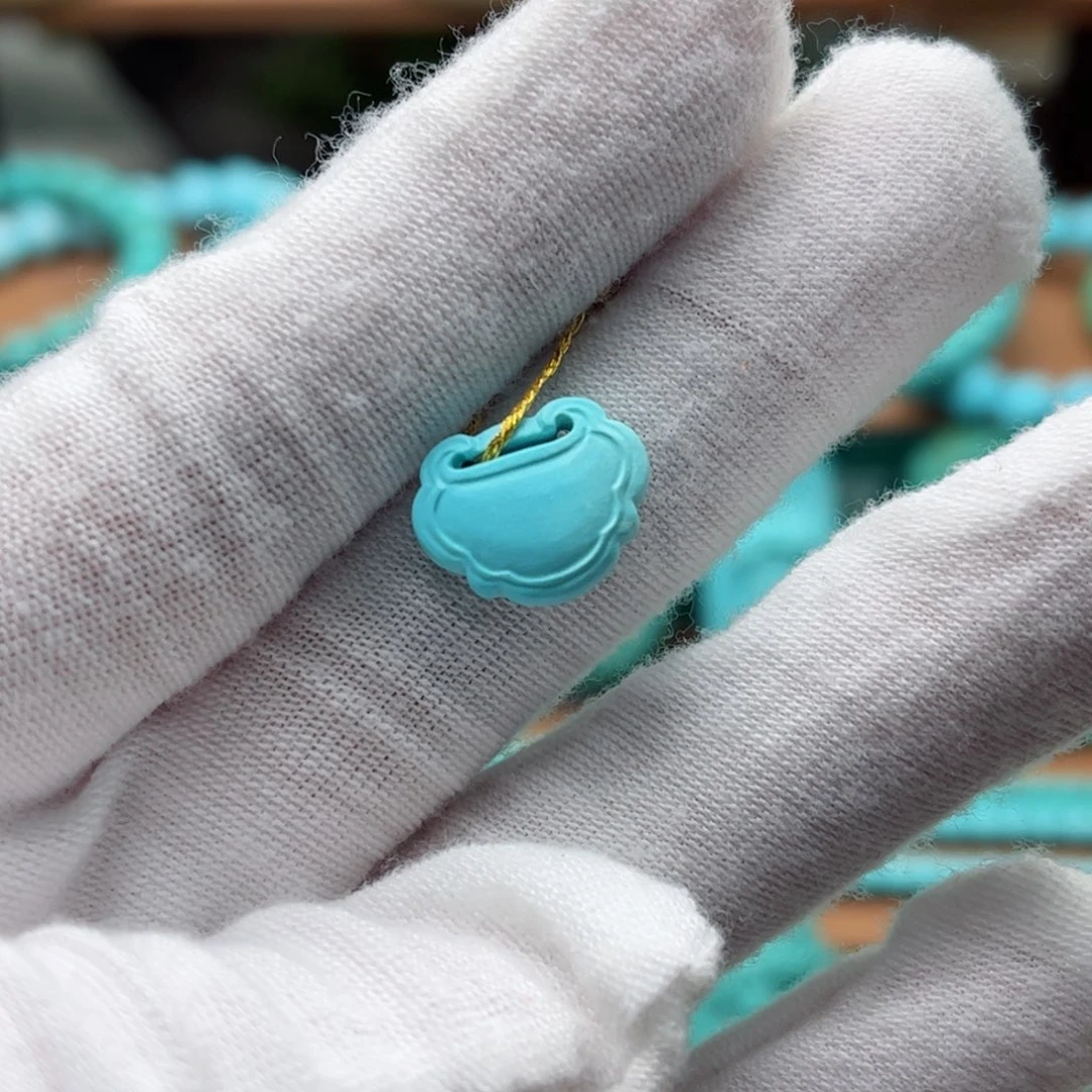 未镶嵌绿松石平安锁