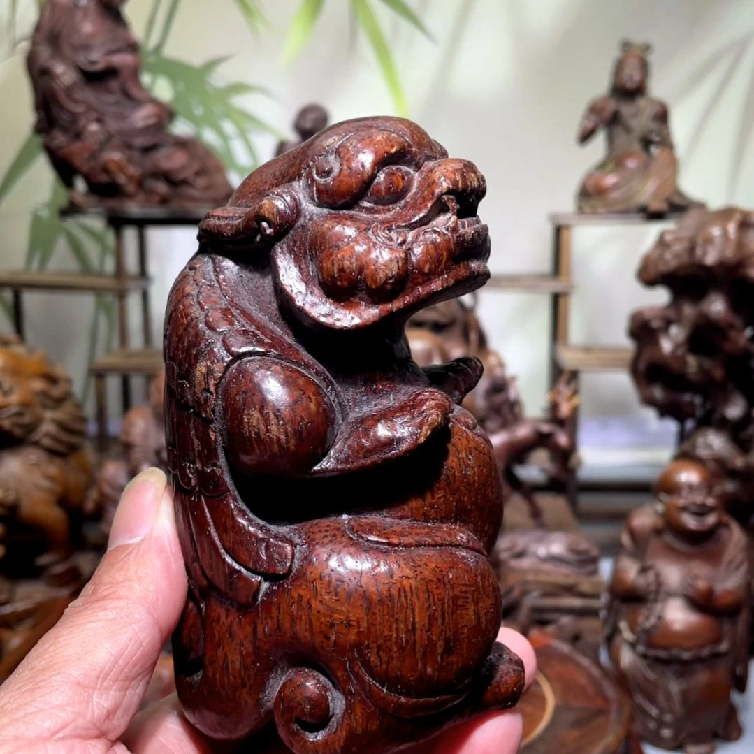 竹竹根雕飞熊帝王《将相和》的象征。