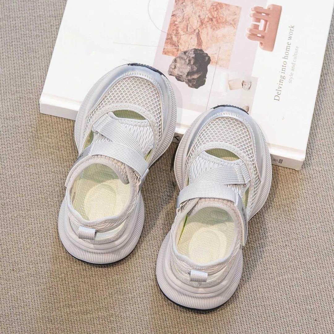 男童凉鞋2025夏季新款儿童运动鞋包头凉鞋魔术贴女童鞋中大童鞋子