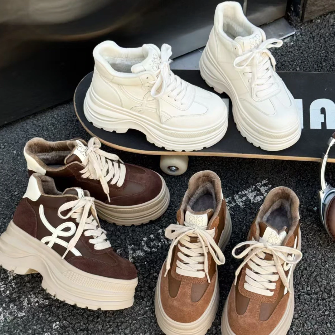 5088-1 新款大棉厚底增高百搭休闲鞋