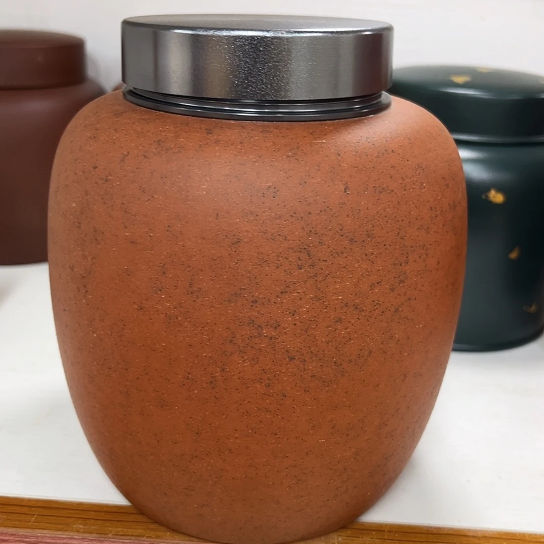 紫砂茶杯精品紫砂茶叶罐