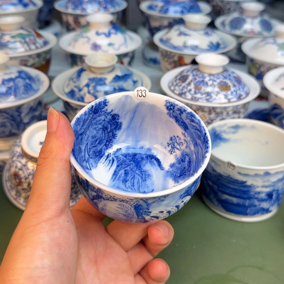 彦祖纯手工手绘茶具133