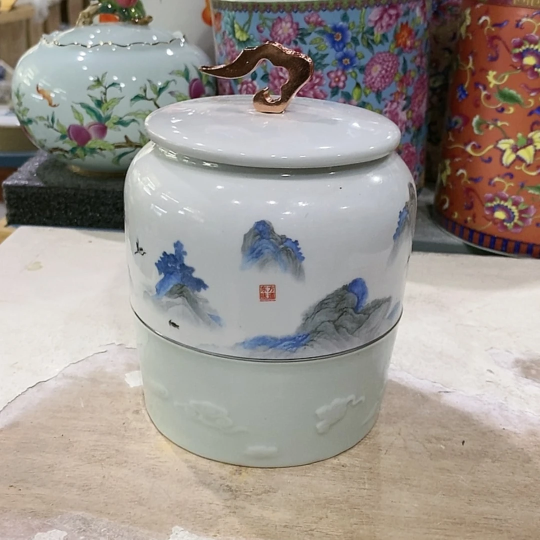 【闪购商品】罐茶叶罐陶瓷茶叶罐